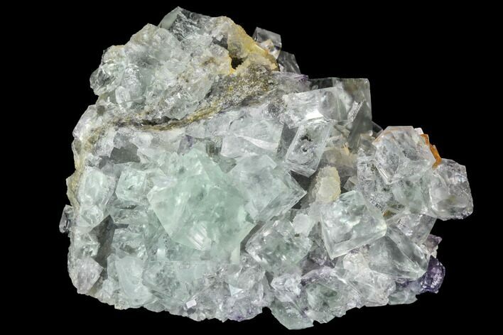 Green Fluorite Crystal Cluster - Mongolia #100735